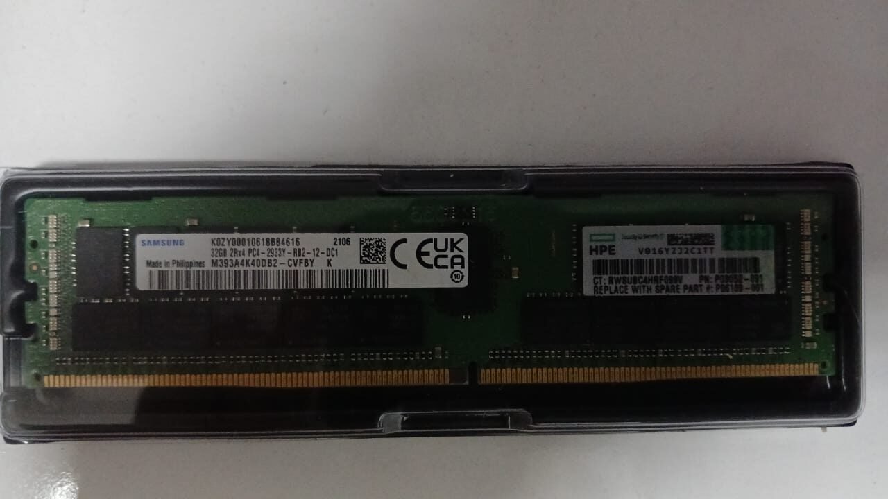 P03052-091 HPE 32GB 2Rx4 PC4-2933Y-R DDR4 Server Memory P00924-B21 P06189-001